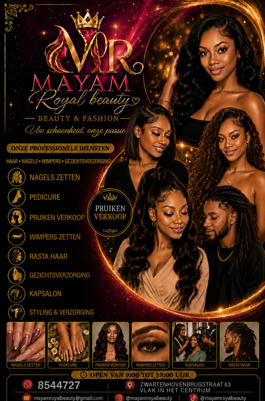 Voorbeelden van diensten bij Mayam Royal Beauty